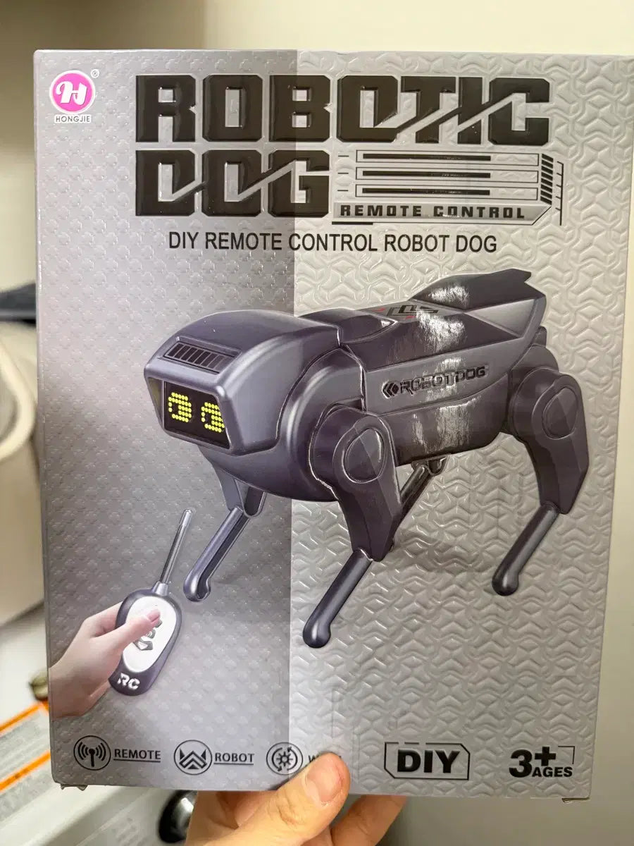 Perro robot inteligente con mando a distancia