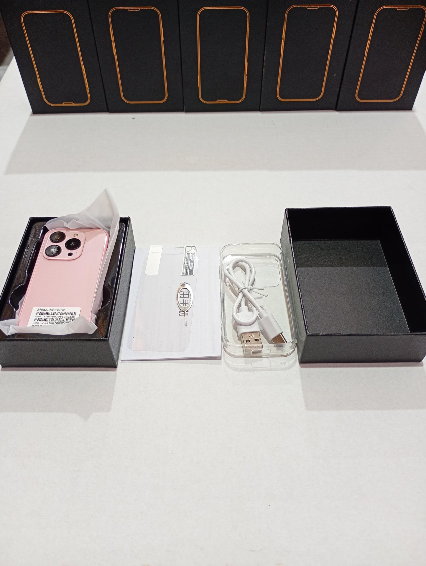 Mini teléfono inteligente rosa - additional image 3