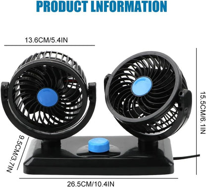 Ventilador Coche Doble Cabeza USB - additional image 3