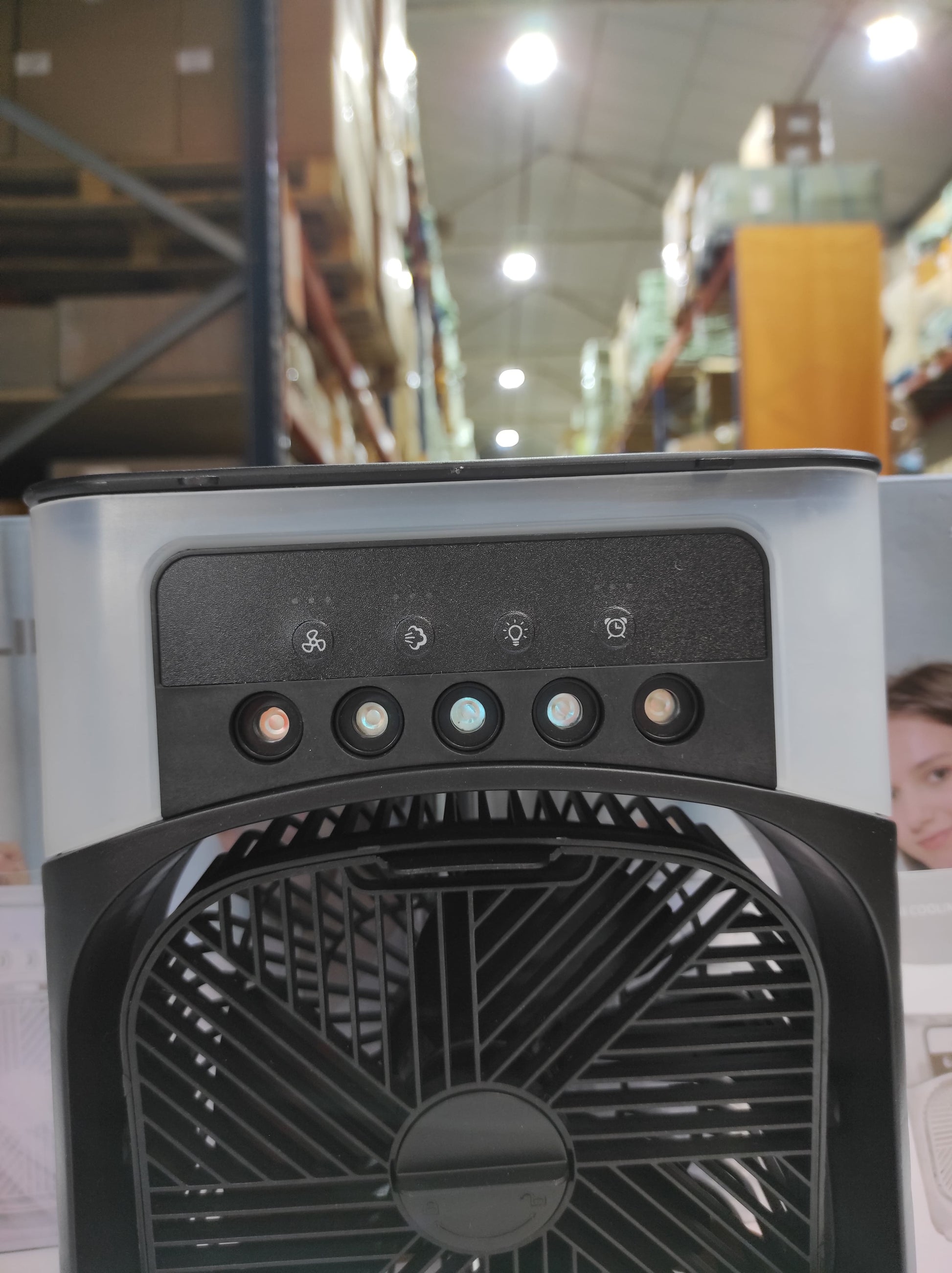 Ventilador humidificador de nebulización negro - additional image 12