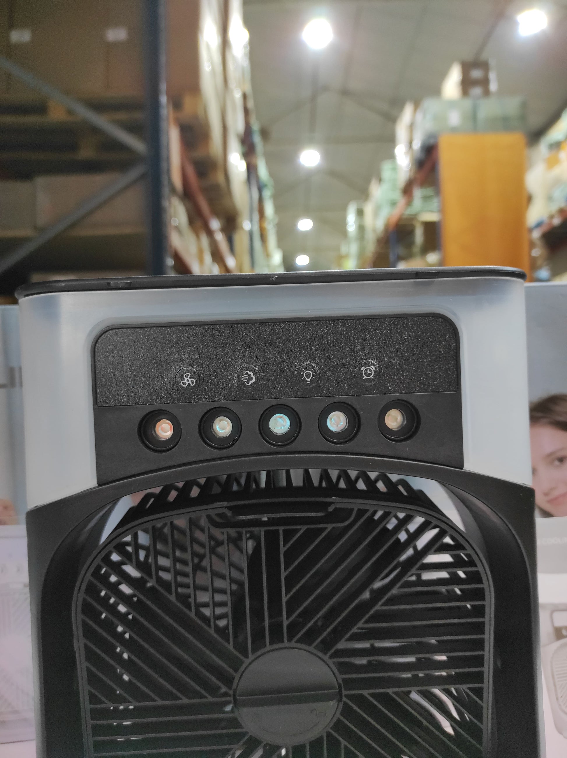 Ventilador humidificador de nebulización negro - additional image 11