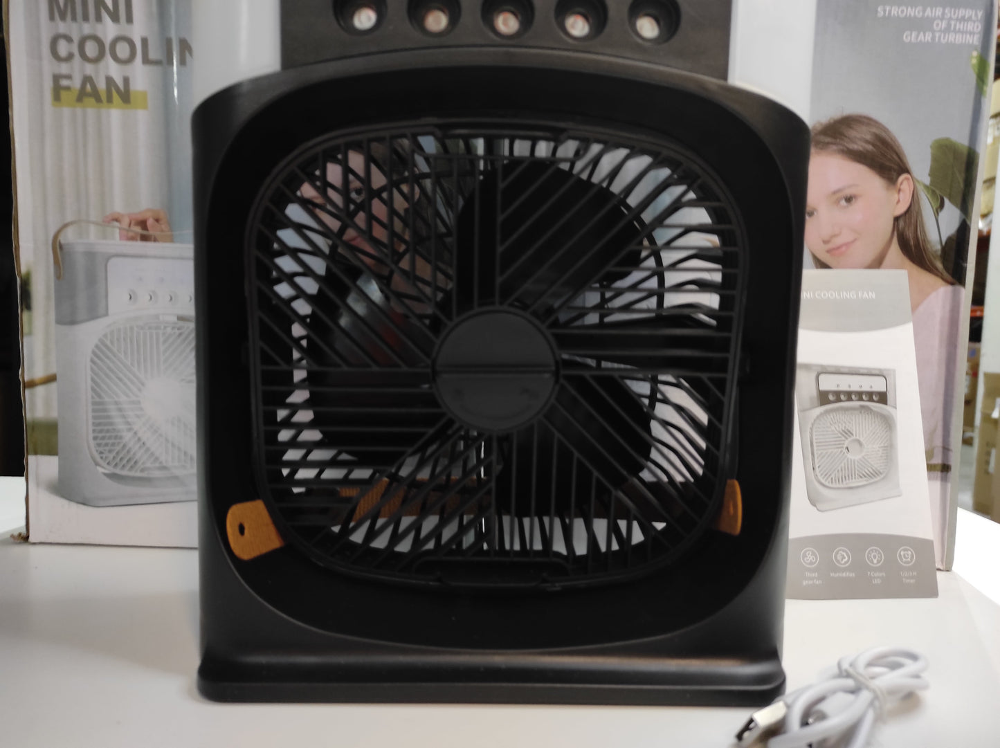 Ventilador humidificador de nebulización negro - additional image 14