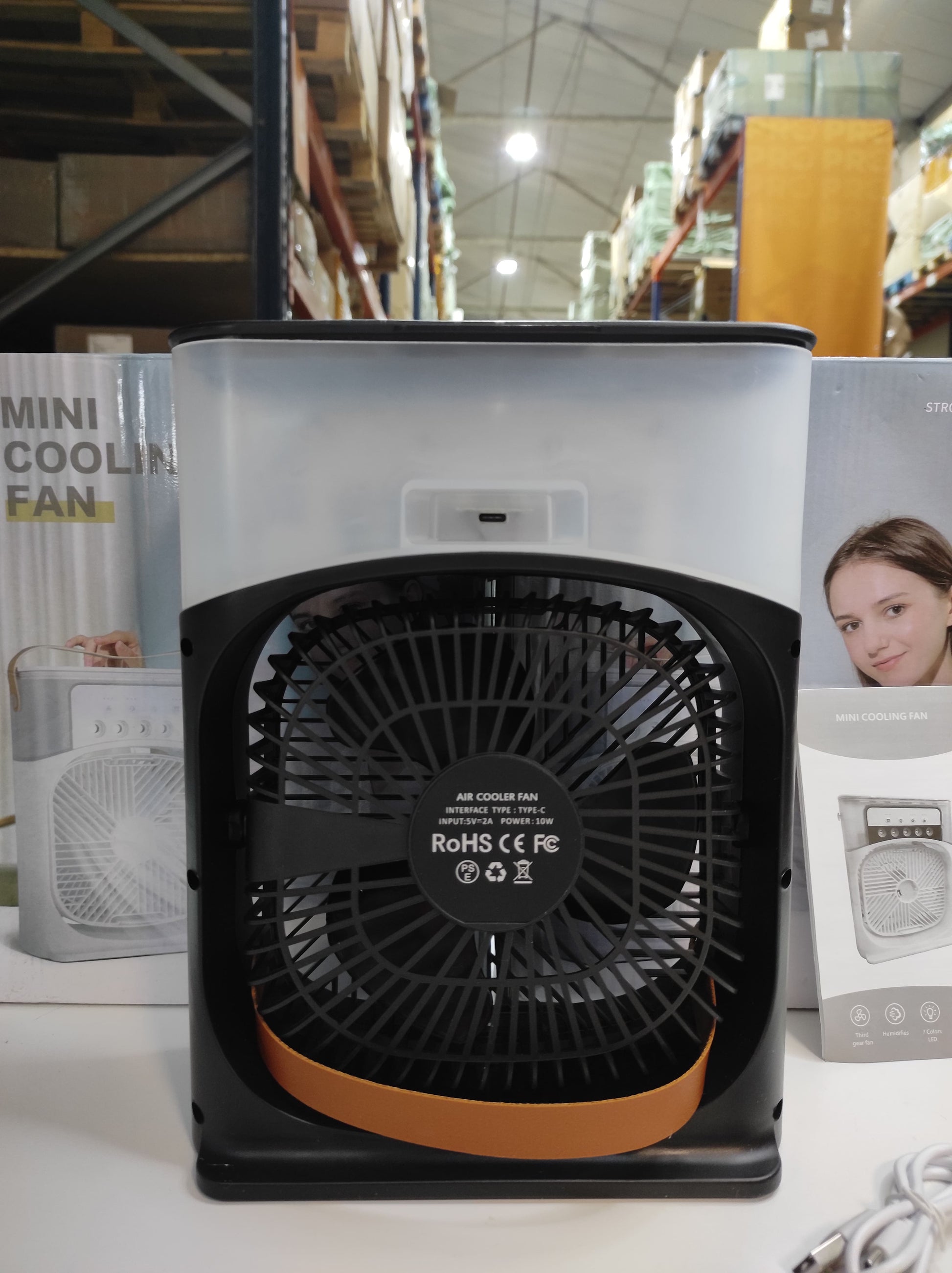 Ventilador humidificador de nebulización negro - additional image 15