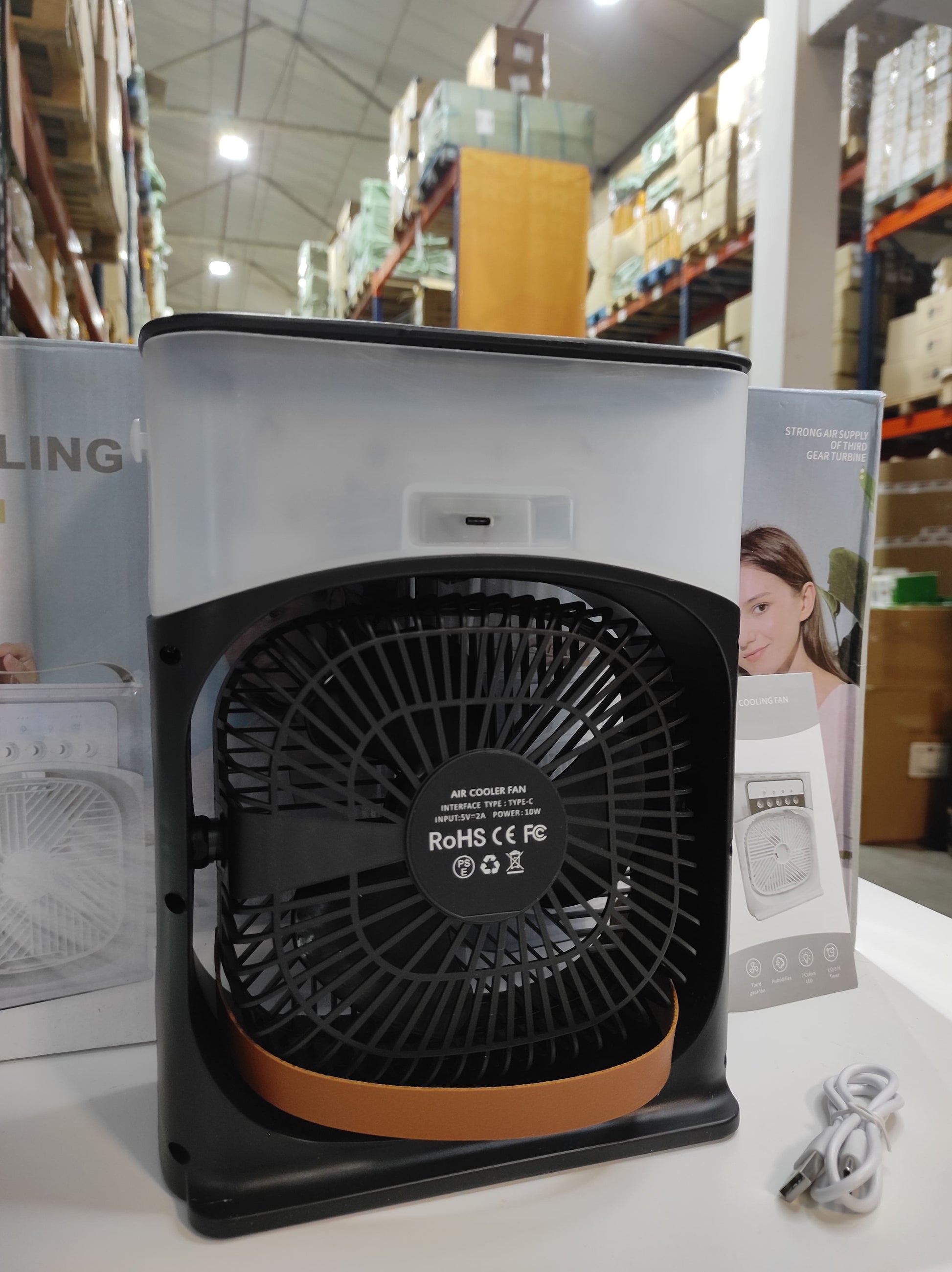 Ventilador humidificador de nebulización negro - additional image 17