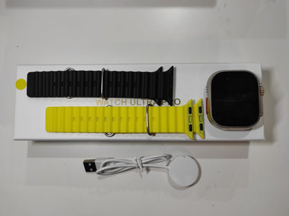 Smartwatch Ultra Pro con 2 correas ( negro + amarillo) - additional image 9